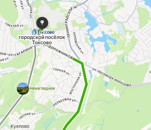 Предварительный просмотр карты